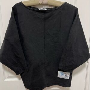 Vintage 100% Cotton Charcoal Unionbay Collection 80’s Dolman Sleeves Hong Kong